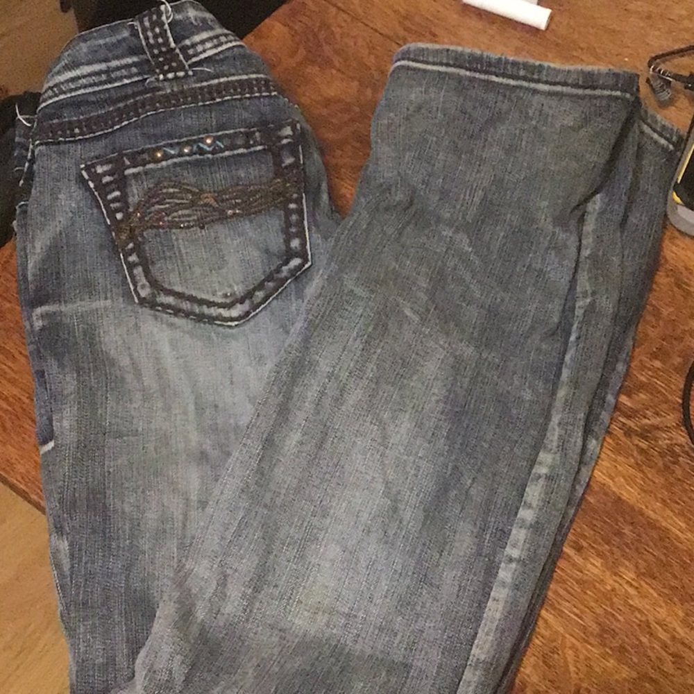 Cowgirl tuff jeans.